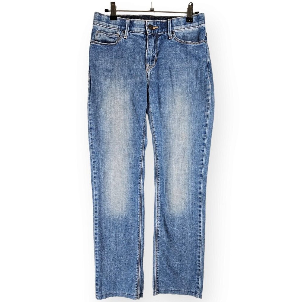 Levi's Sz 6 525 Perfect Waist Straight Medium Wash Stretch Comfort Denim Jean